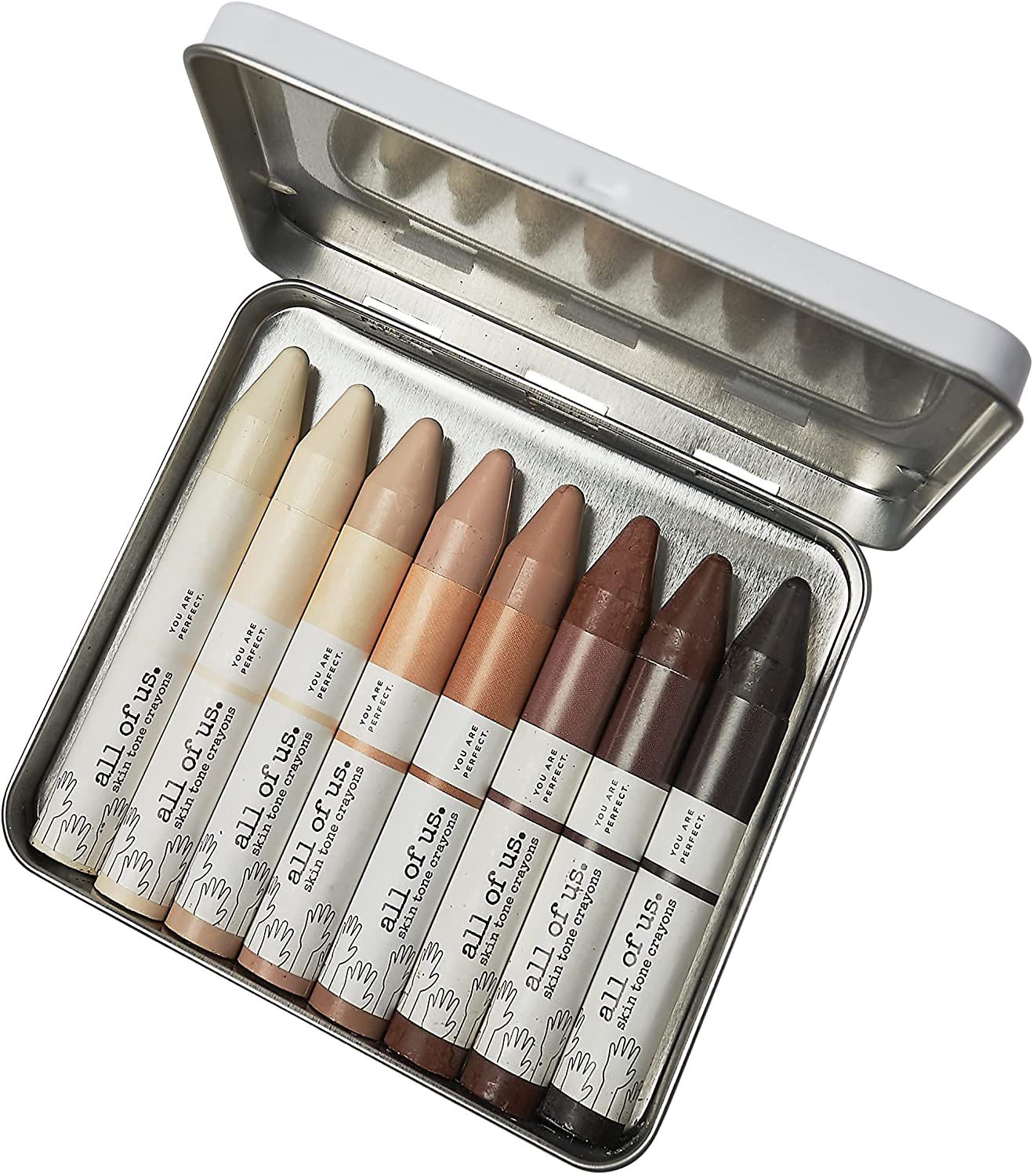 All of Us Crayons' The Rounds Skin Tone Crayons