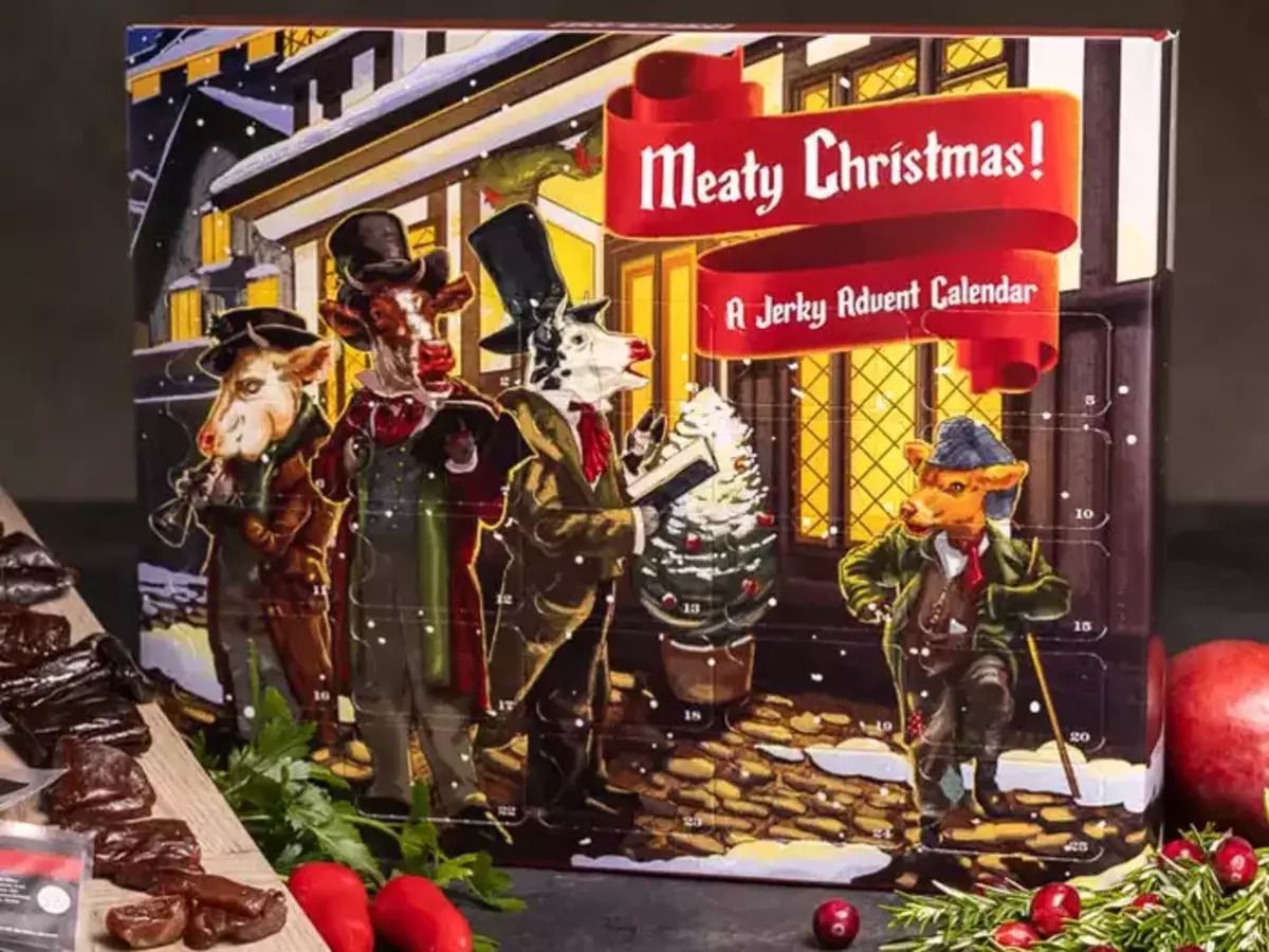 Cow Carolers Jerky Advent Calendar