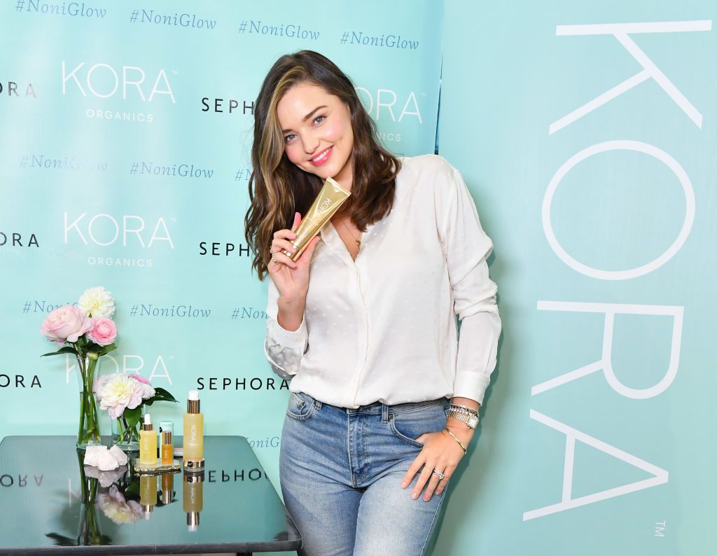 Miranda Kerr attends KORA Organics personal appearance with at Sephora