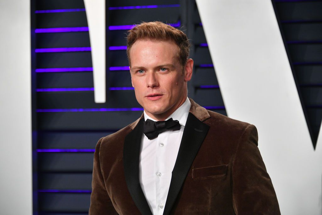 Sam Heughan attends the 2019 Vanity Fair Oscar Party