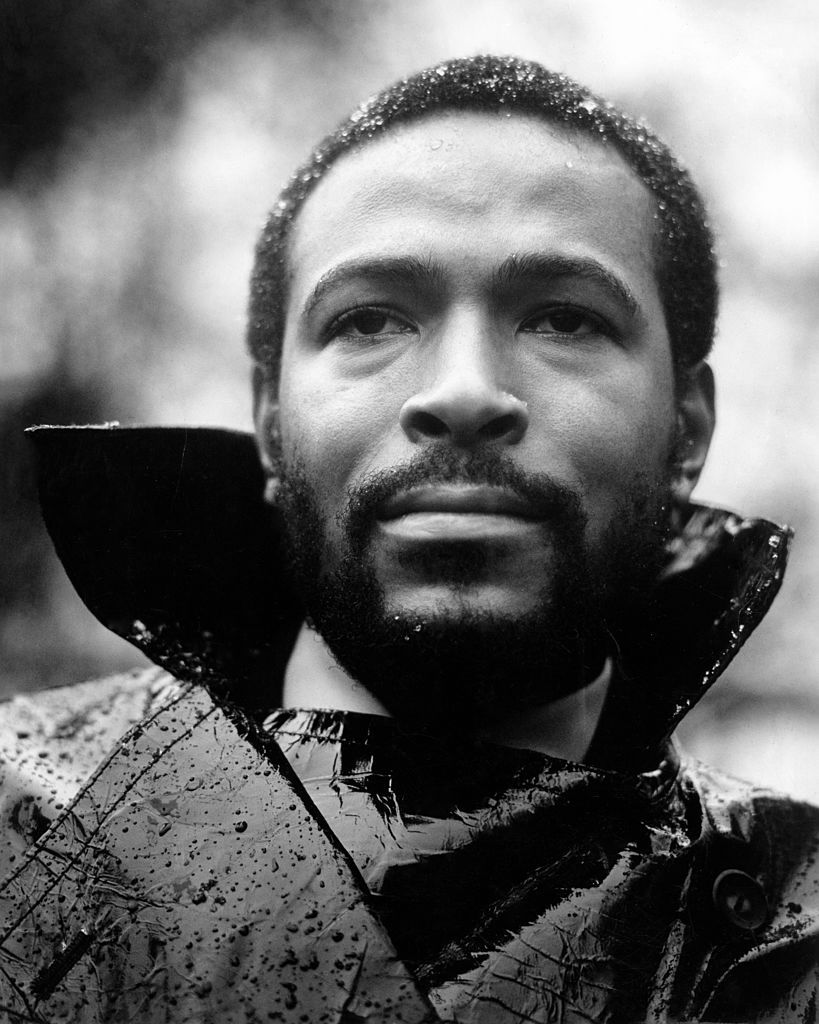 R&B singer Marvin Gaye poses for a portrait session for his album 