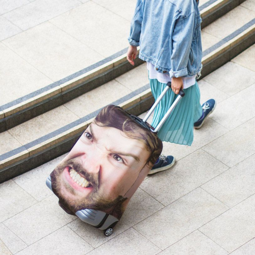 Head Case Personalized Suitcase Cover