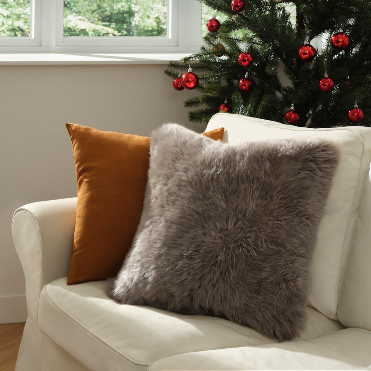 KRÅKKRASSING Cushion Cover, Light Brown
