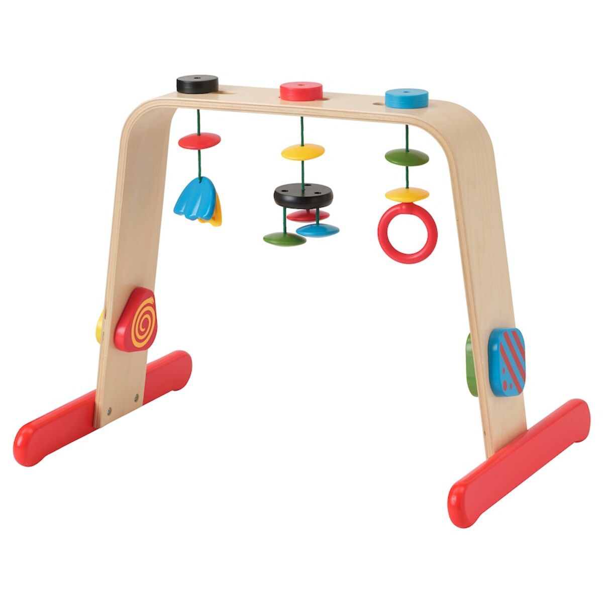 LEKA Baby Gym, Birch/Multicolor