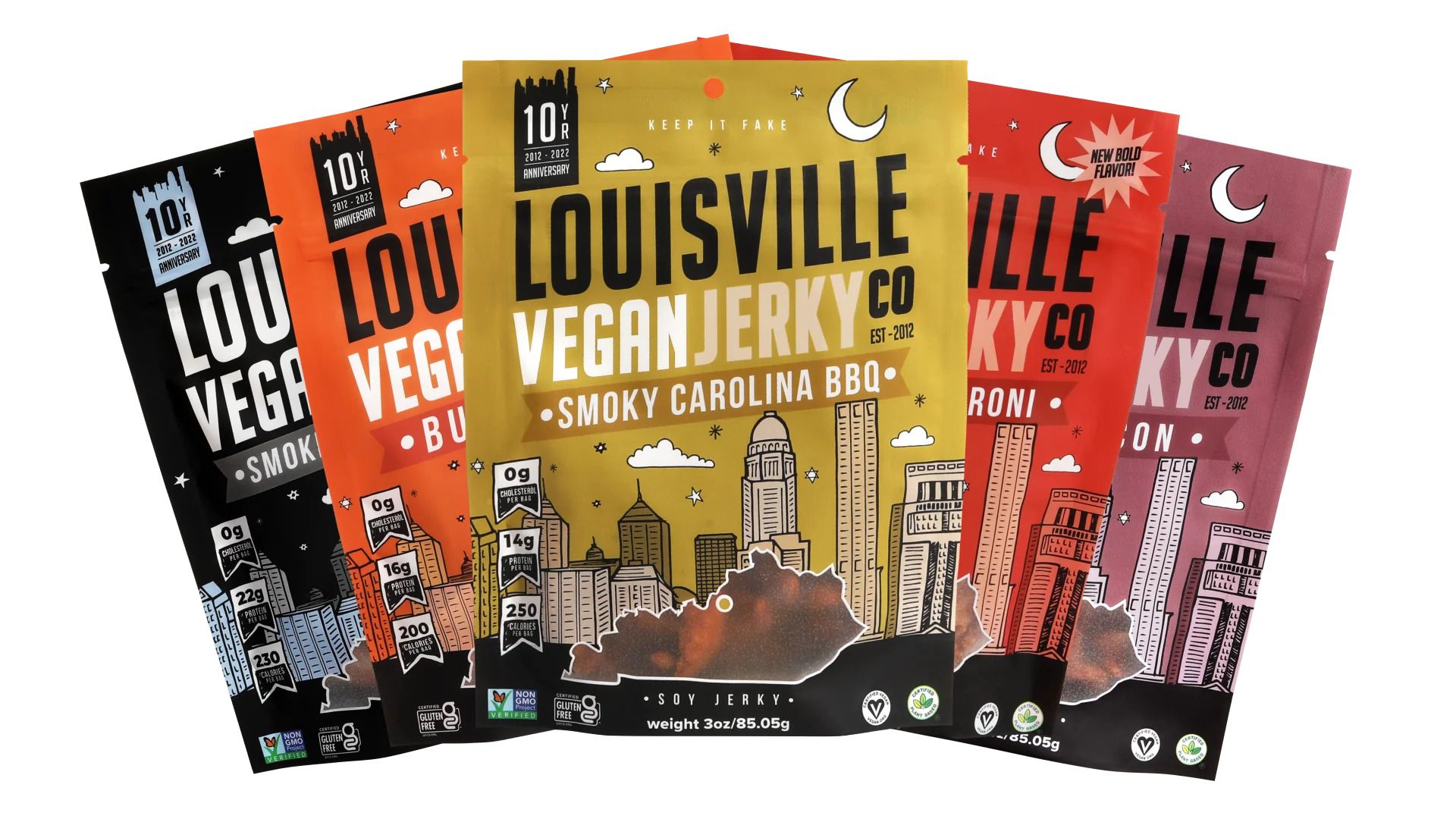 Louisville Vegan Jerky Co. Variety Pack