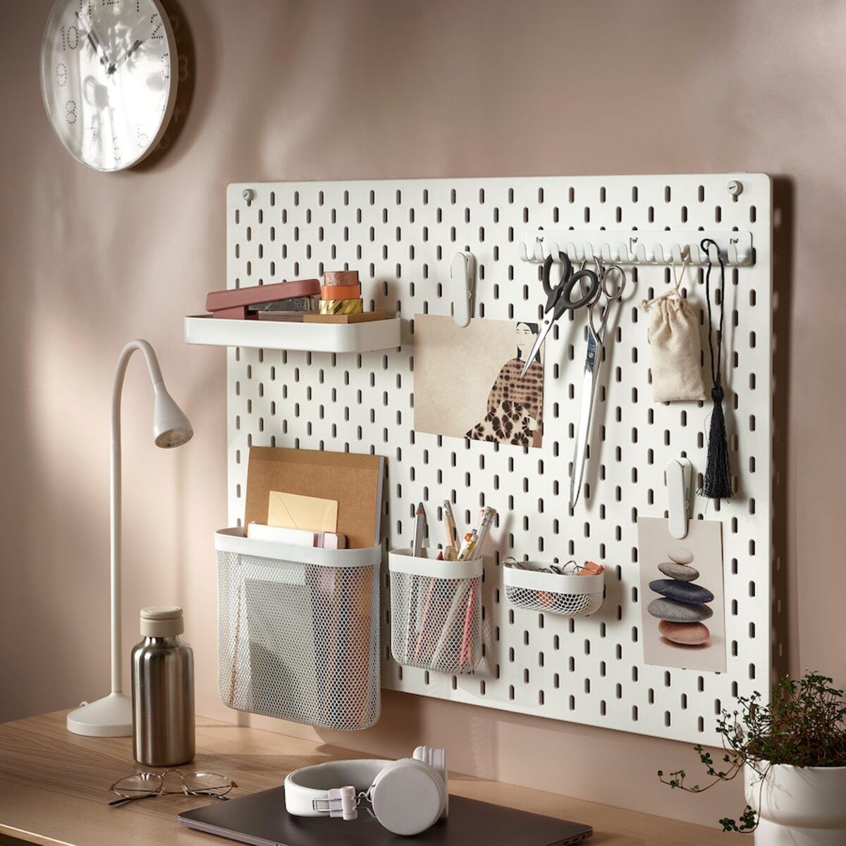 SKÅDIS Pegboard, White