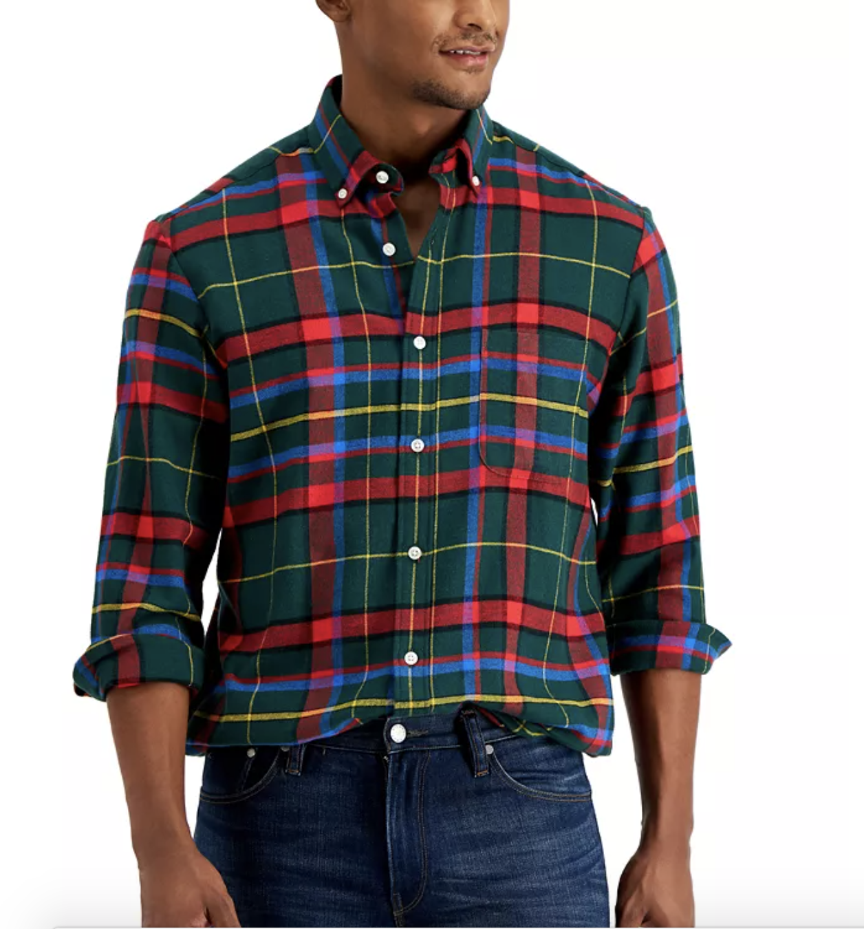 Men’s Club Room flannel shirts for $10 from Macy’s