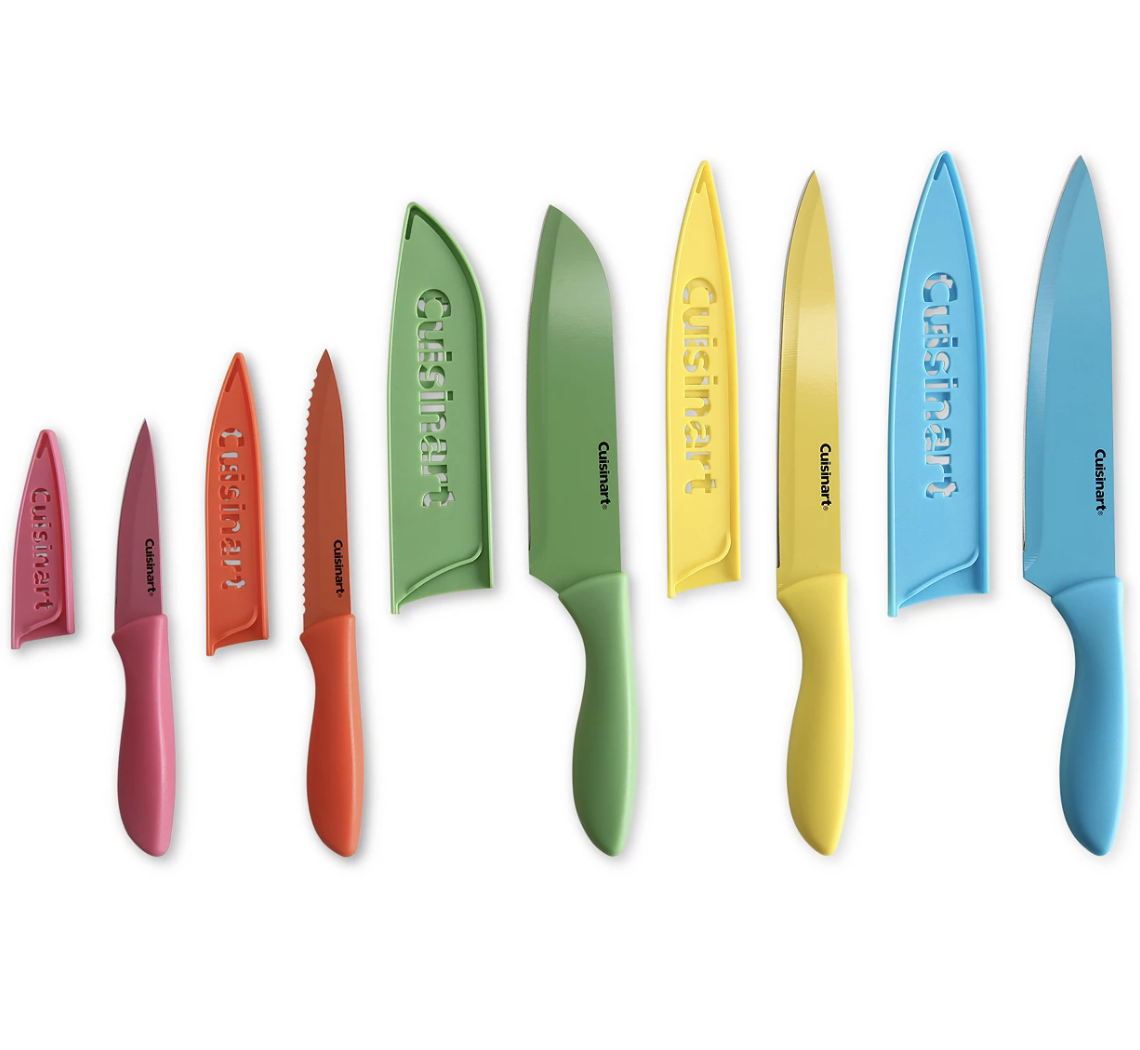 Cuisinart 10-Piece Ceramic-Coated Cutlery Set