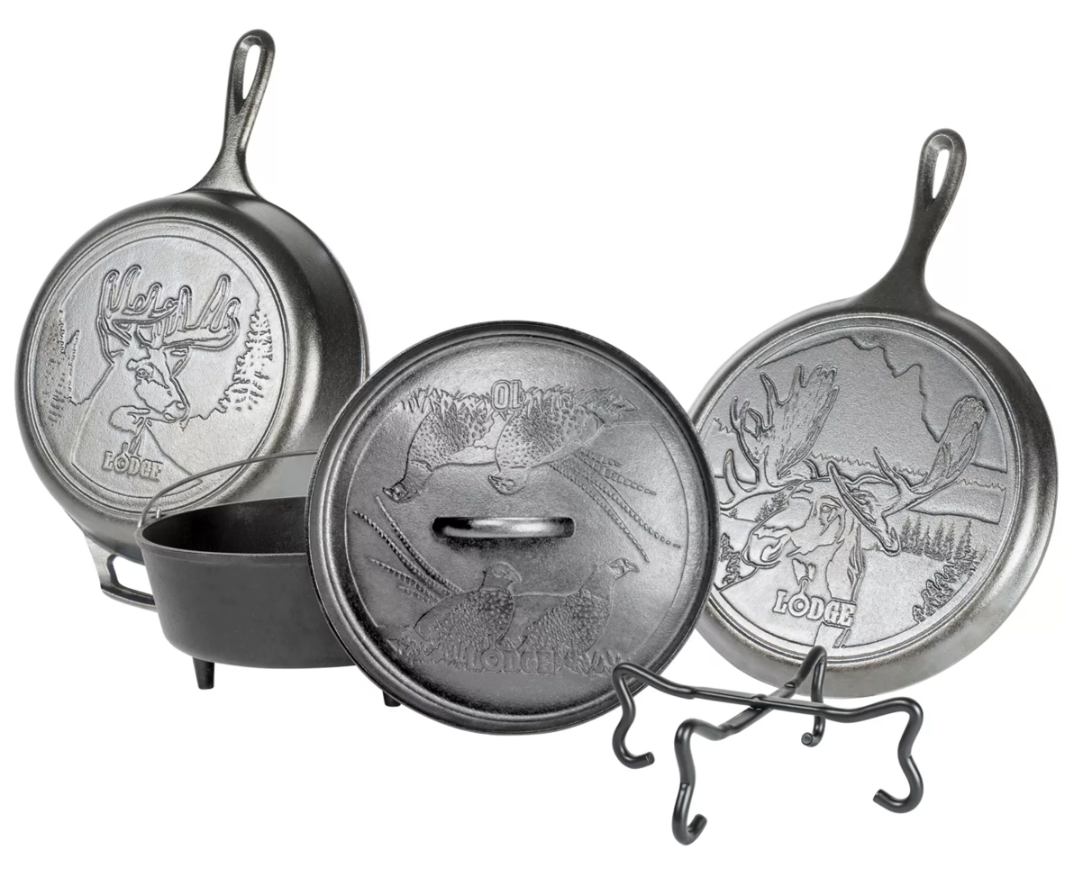 Lodge Wildlife Series 5-Piece Outdoor Cooking Set