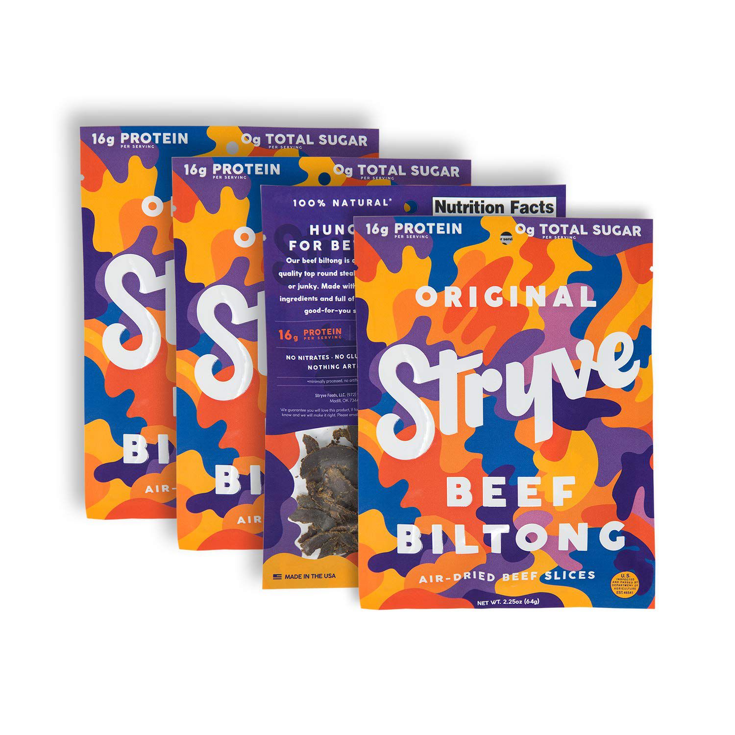 Stryve Biltong Beef Jerky Without the Junky, Original