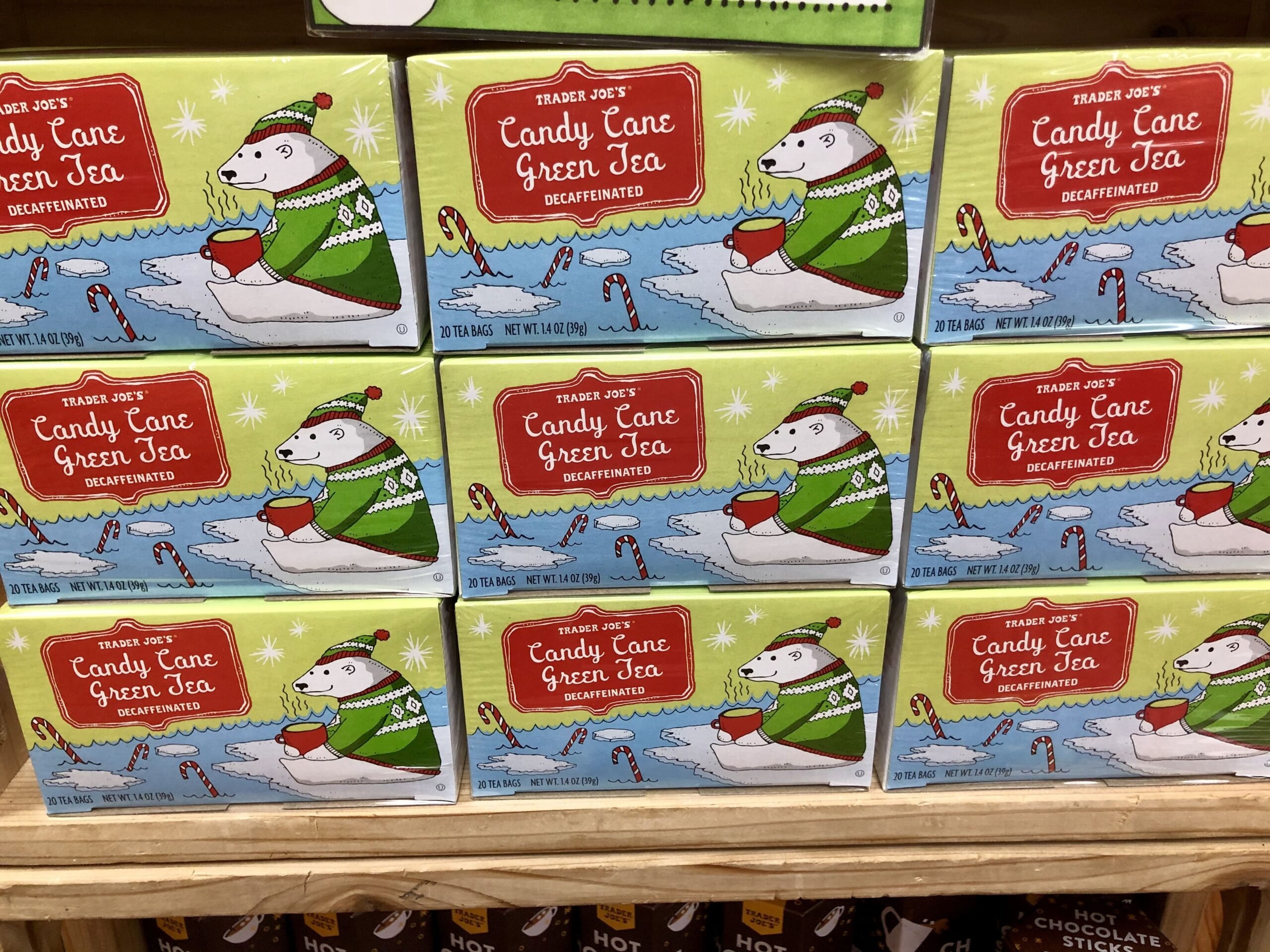 Trader Joe's Candy Cane Green Tea