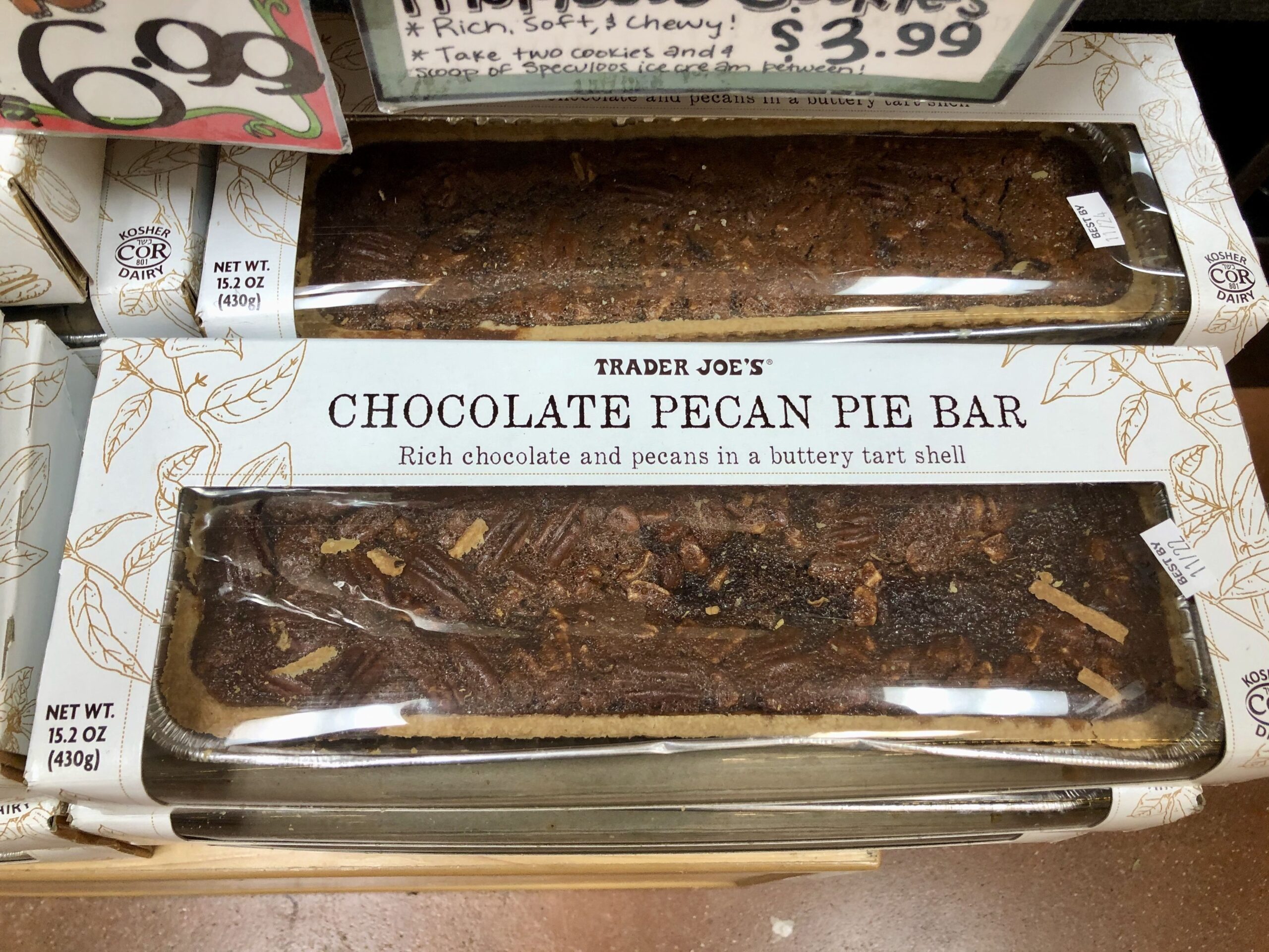 Trader Joe's Chocolate Pecan Pie Bar