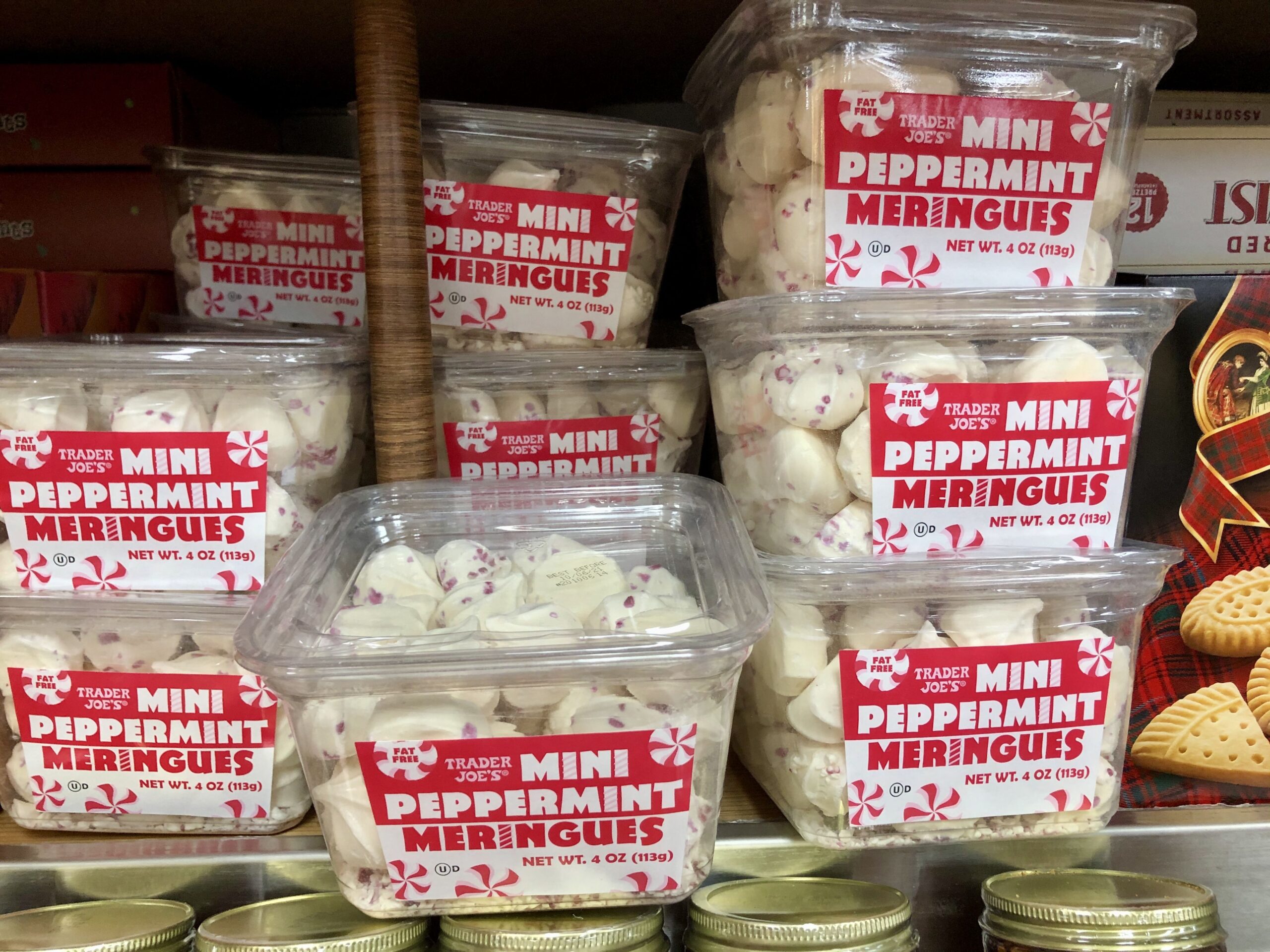 Trader Joe's Mini Peppermint Meringues