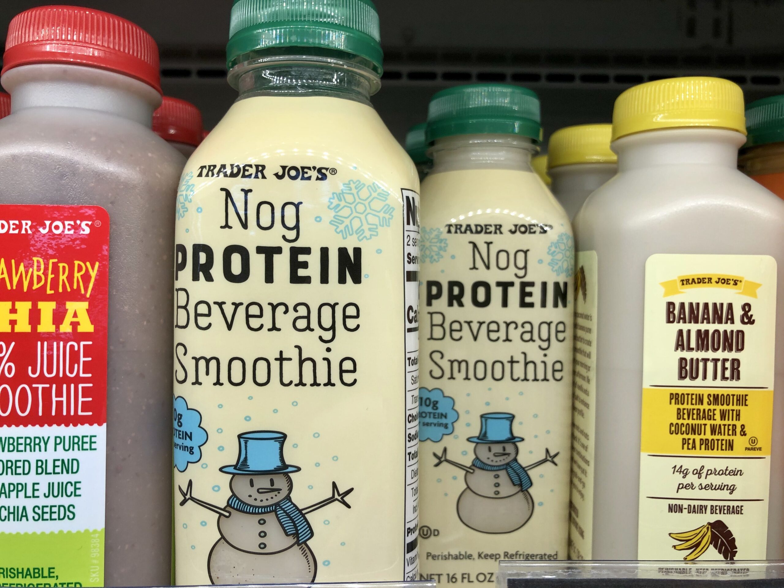 Trader Joe's Nog Protein Beverage Smoothie