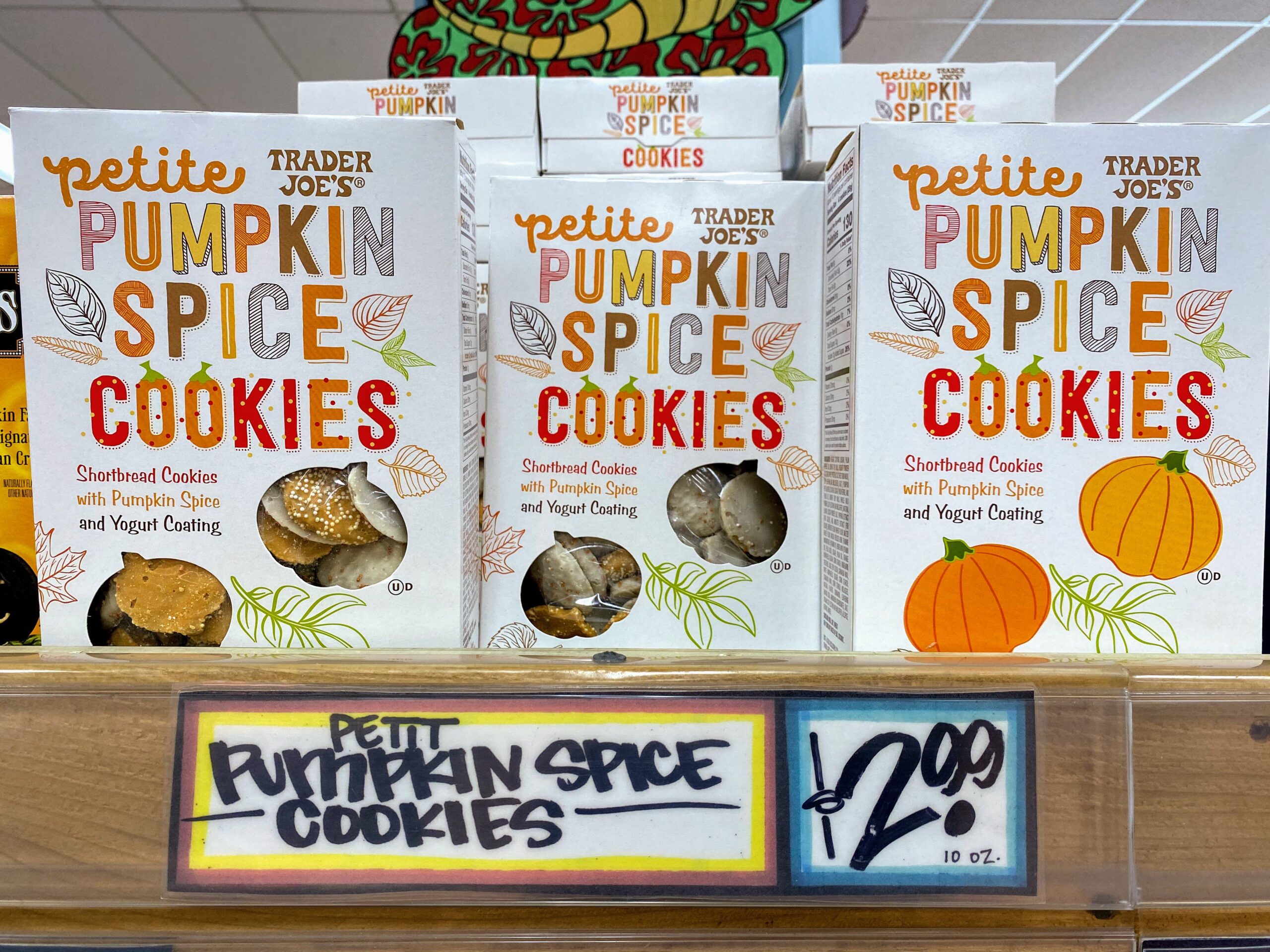 Trader Joe's Petite Pumpkin Spice Cookies