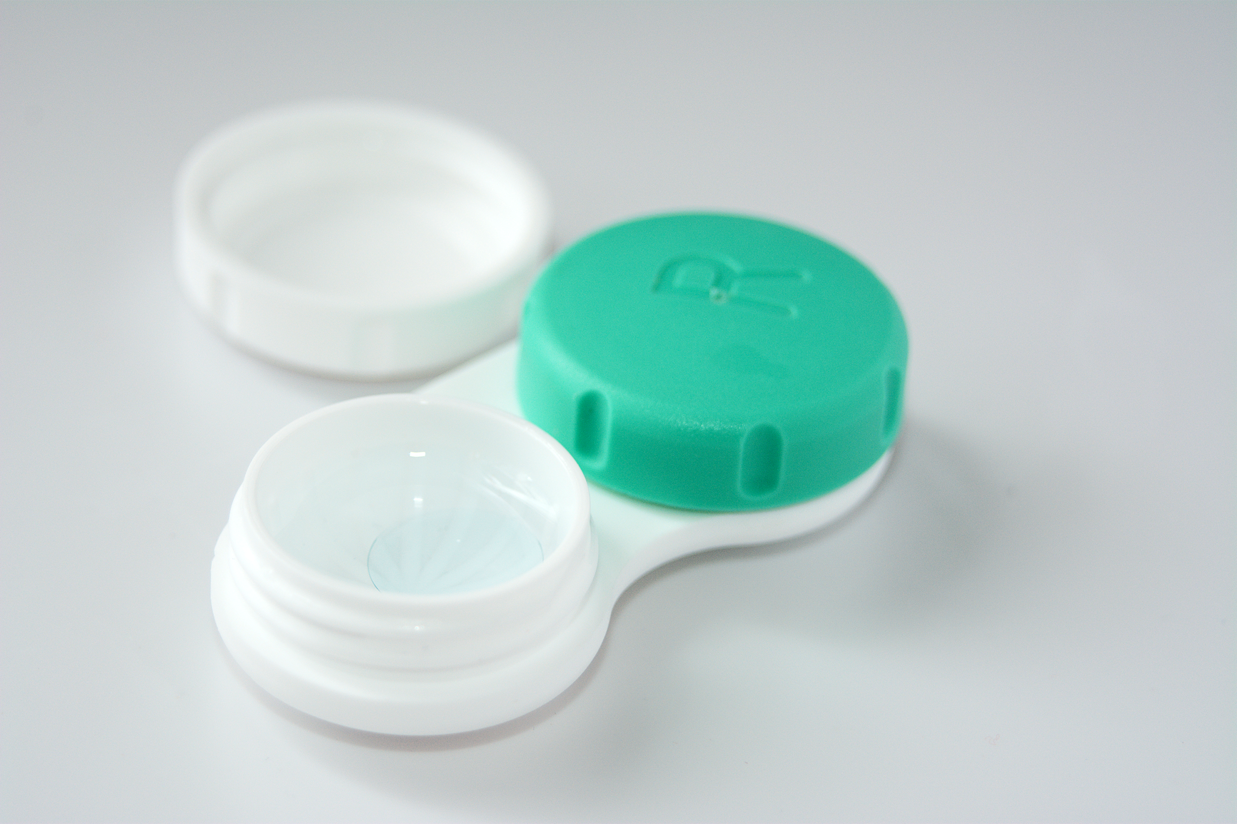 contact lenses in a case