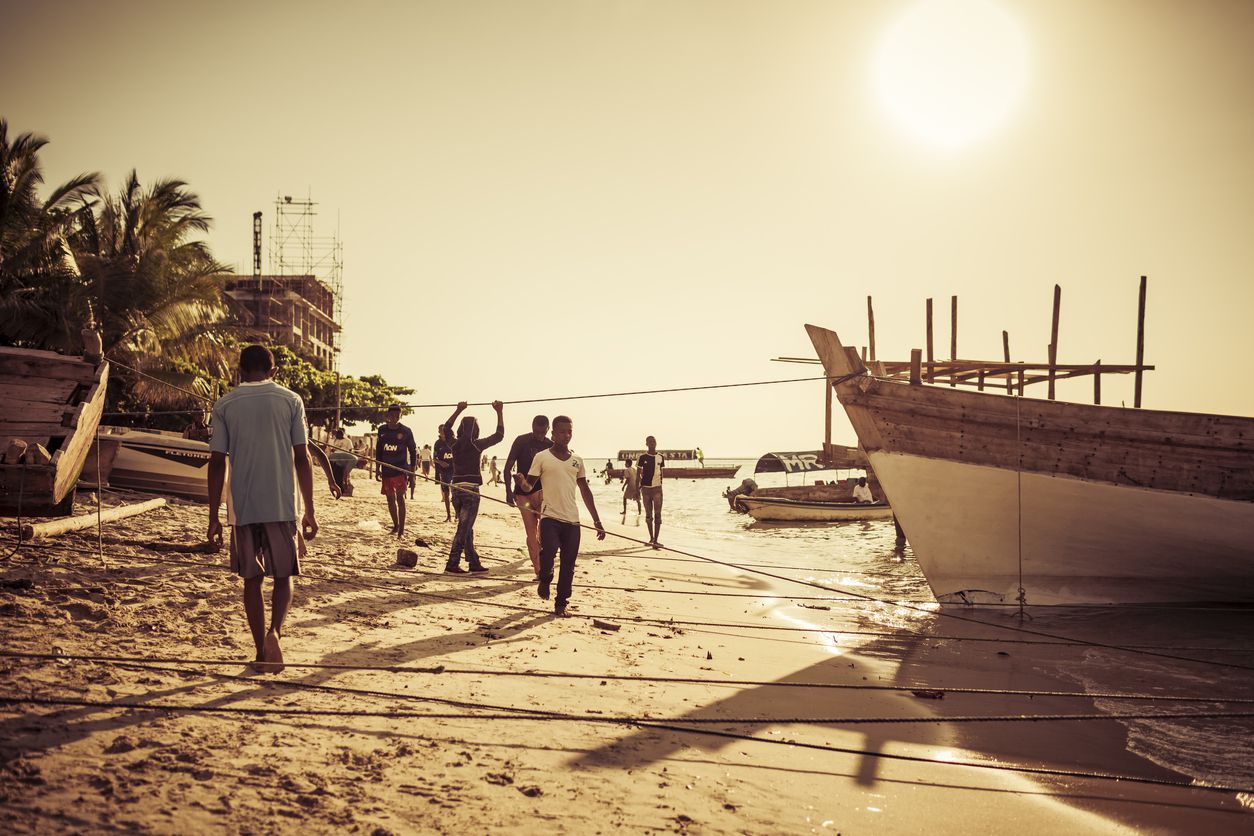 stone town sunset