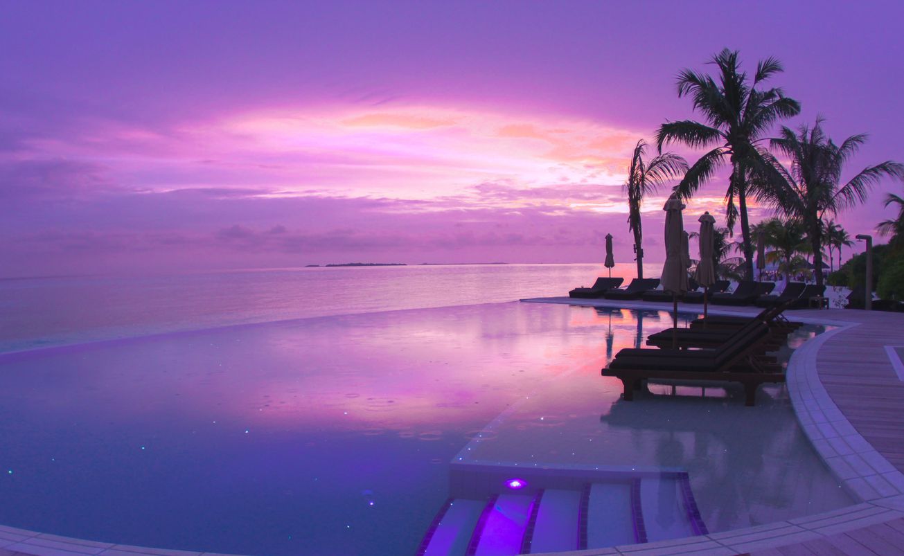 maldives sunset