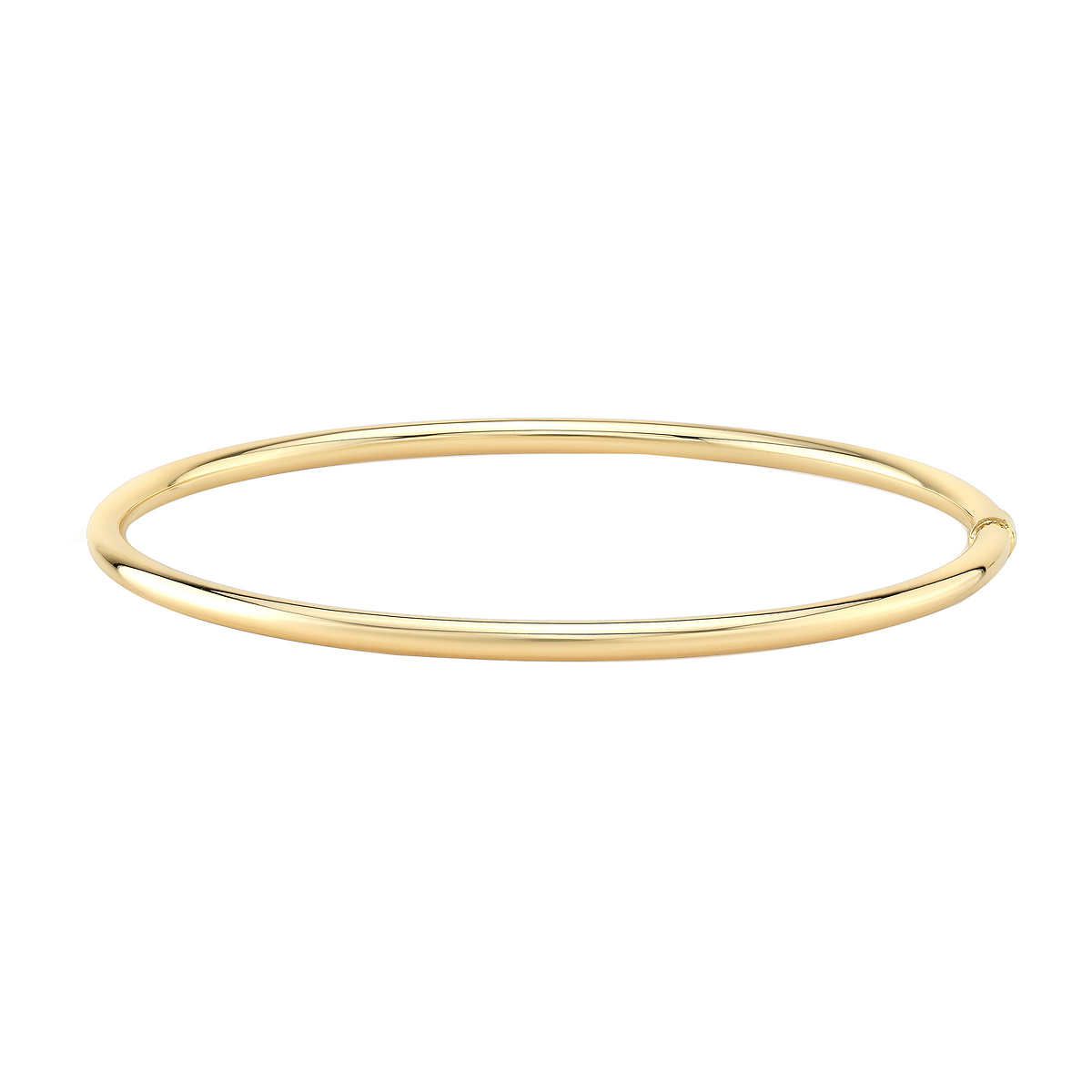 14 Karat Gold High-Polish Bangle