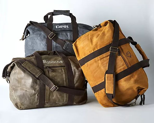 Waxed Canvas Duffel Bag