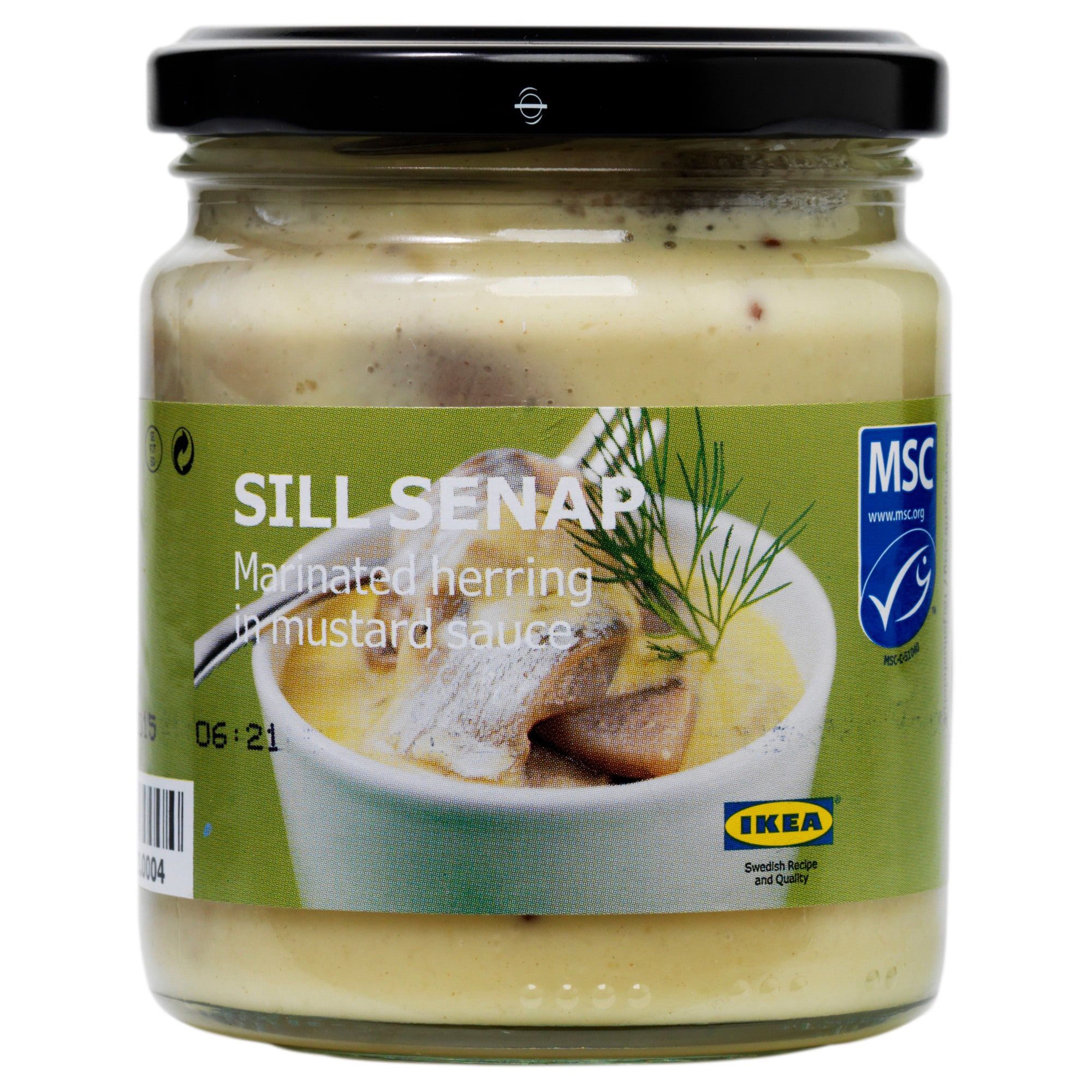 Ikea Sill Senap Marinated Herring with Mustard Sauce