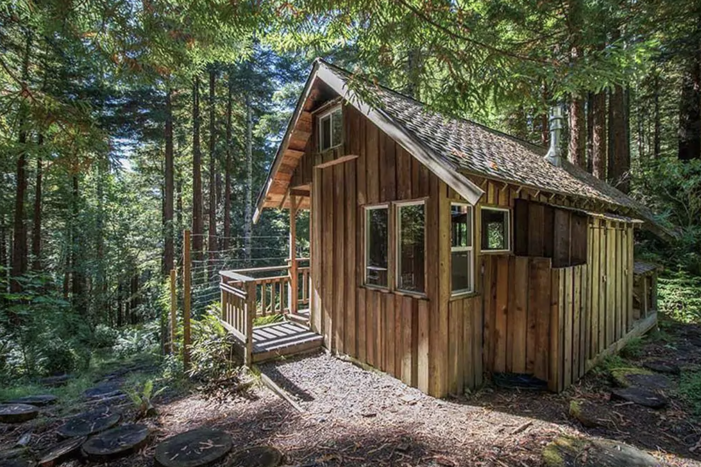 Creekside Cabin near Redwoods
