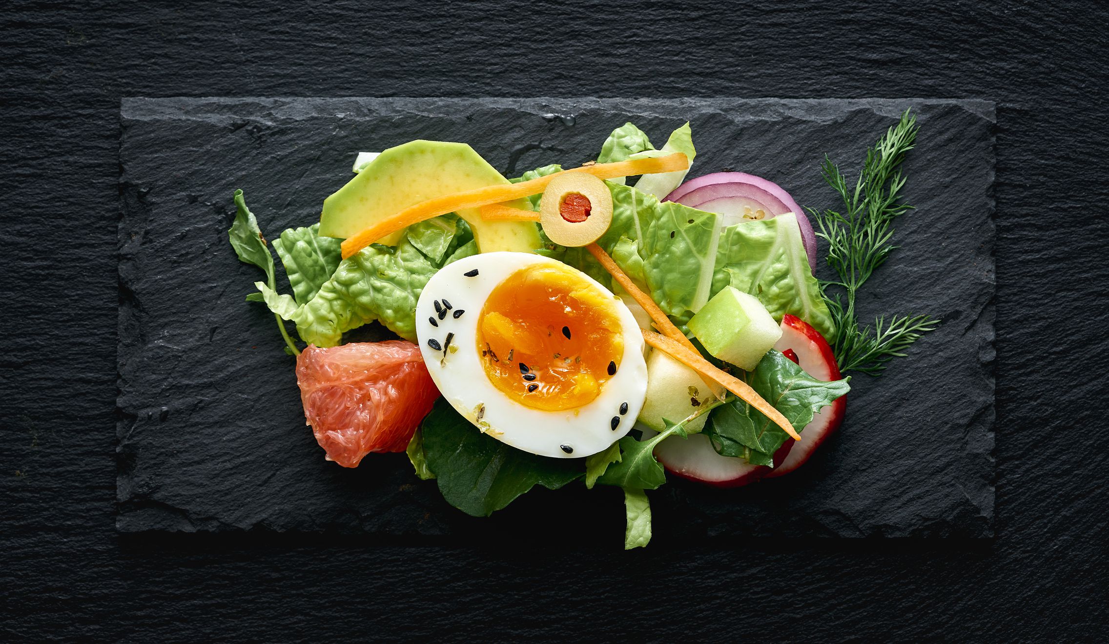 Healthy fresh vegetables salad