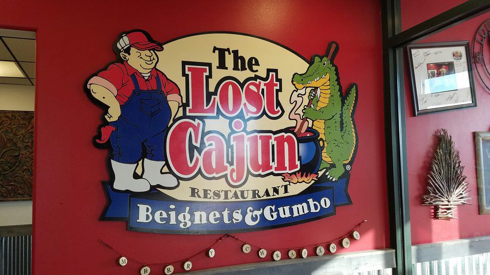 Restaurant Sign for The Lost Cajun