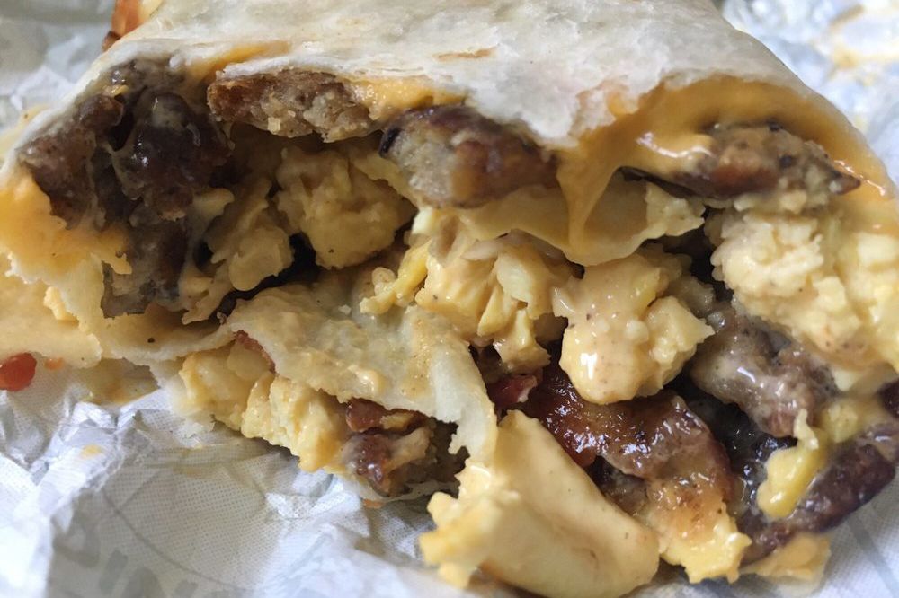 Sonic, Ultimate Meat and Cheese Breakfast Burrito