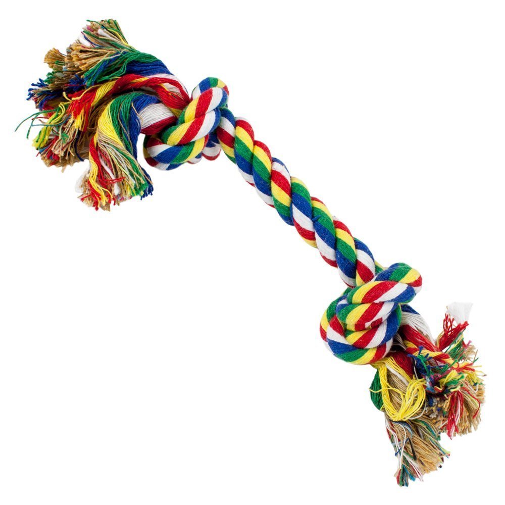 Weebo Pets Cotton Flossin' Rope Bone Dog Toy