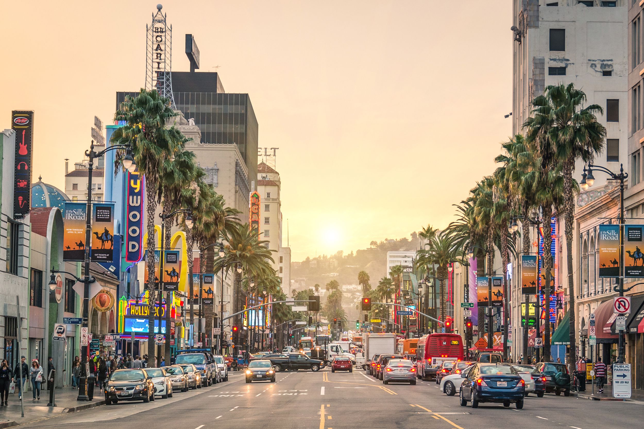 Hollywood Boulevard in Los Angeles