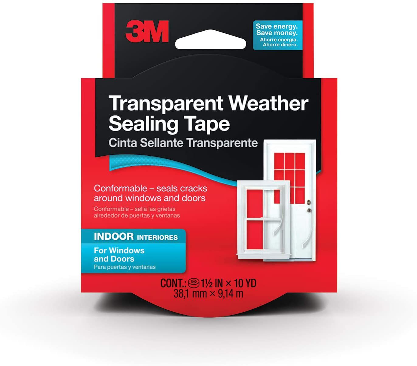 3M Interior Transparent Weather Sealing Tape