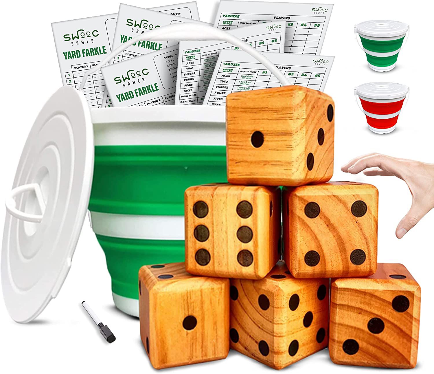 Splinter Woodworking Co. Yard Dice Game Set