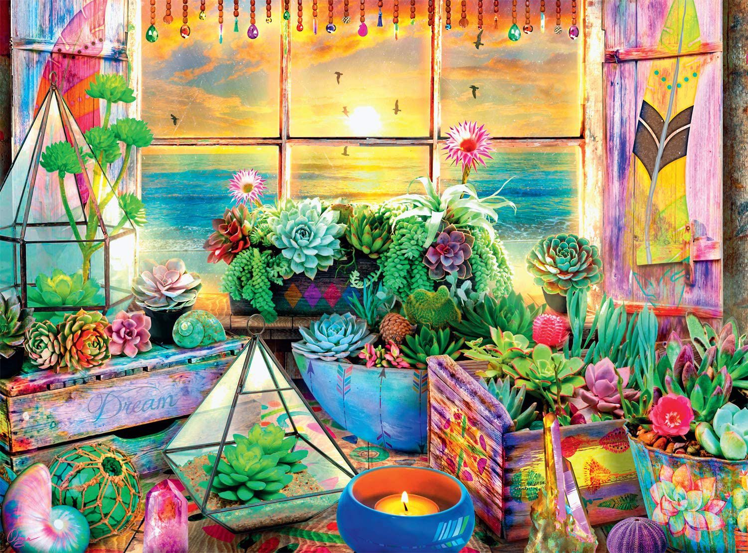 Buffalo Games Aimee Stewart 'Good Vibes' Puzzle