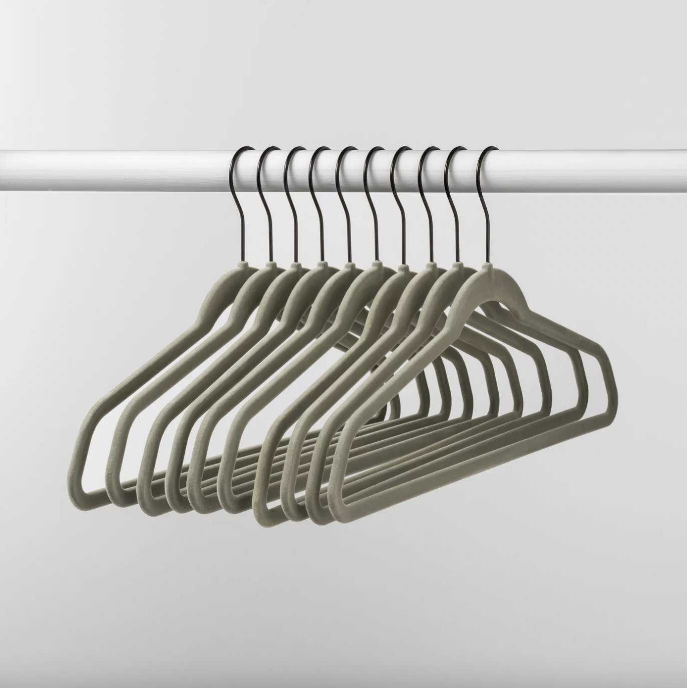Brightroom Closet Storage-flocked hangers