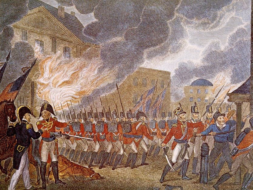 British Burning Washington