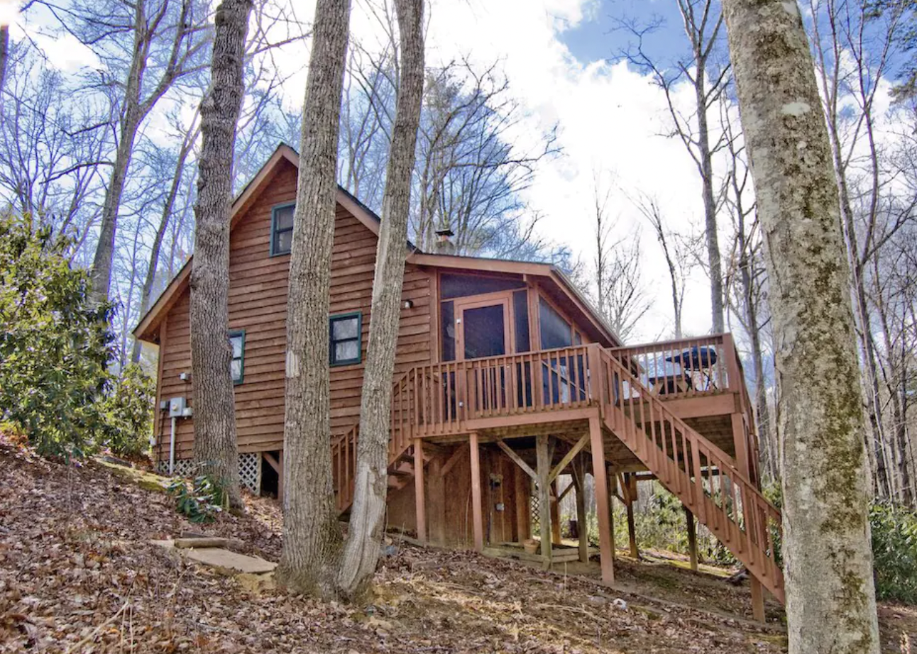 Mossy Top Log Cabin