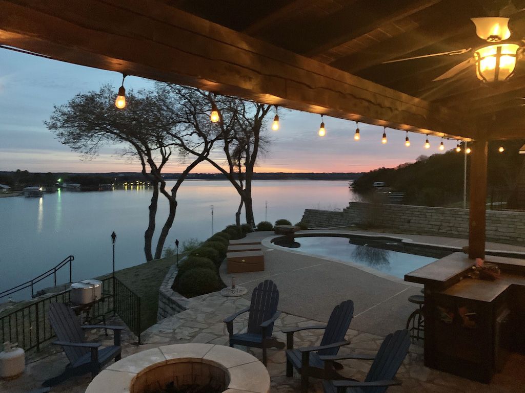 Lakeside with a Pool