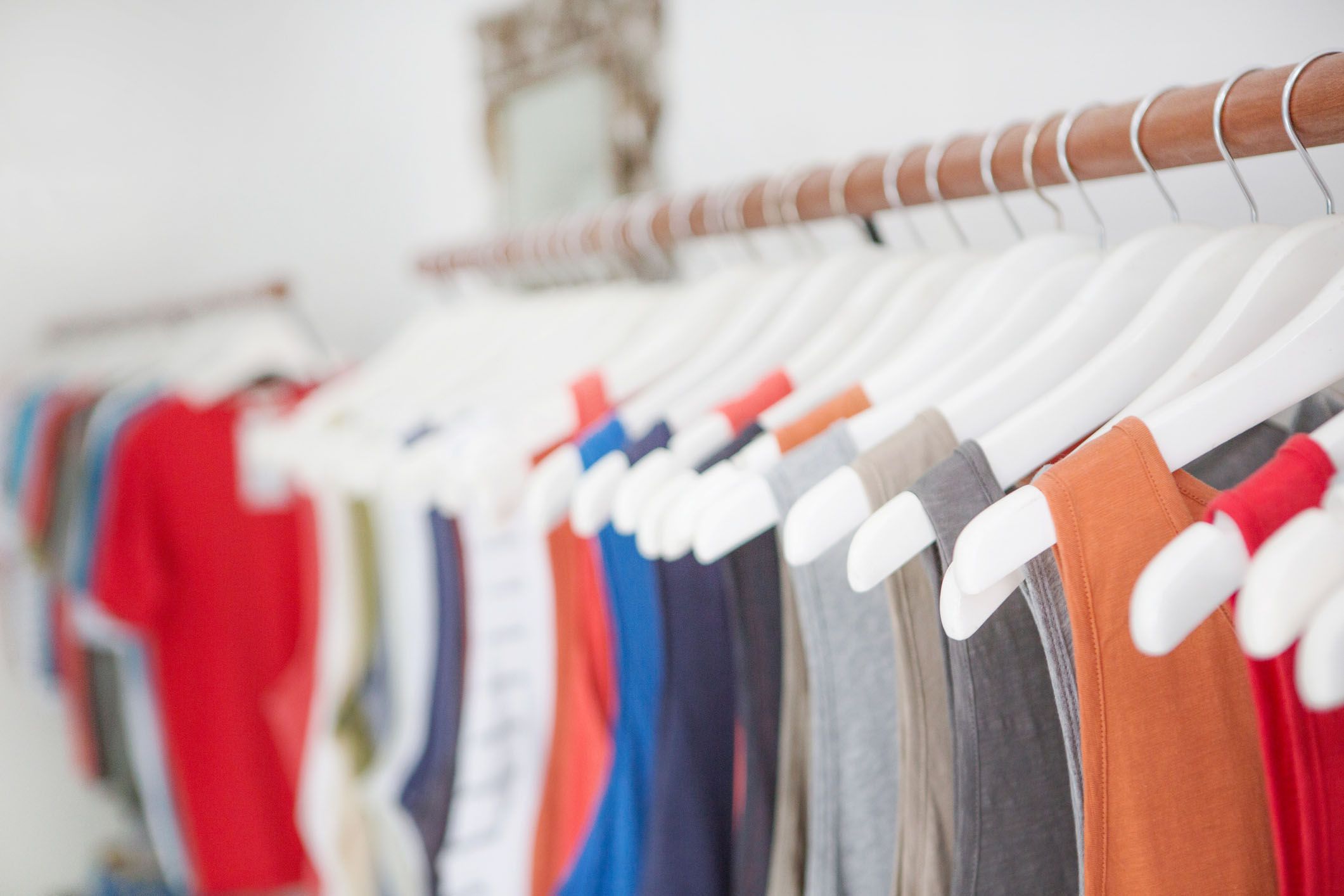 tank tops on hangers