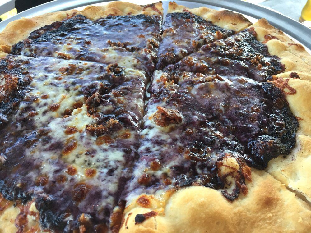 New Hampshire: Blueberry Pizza