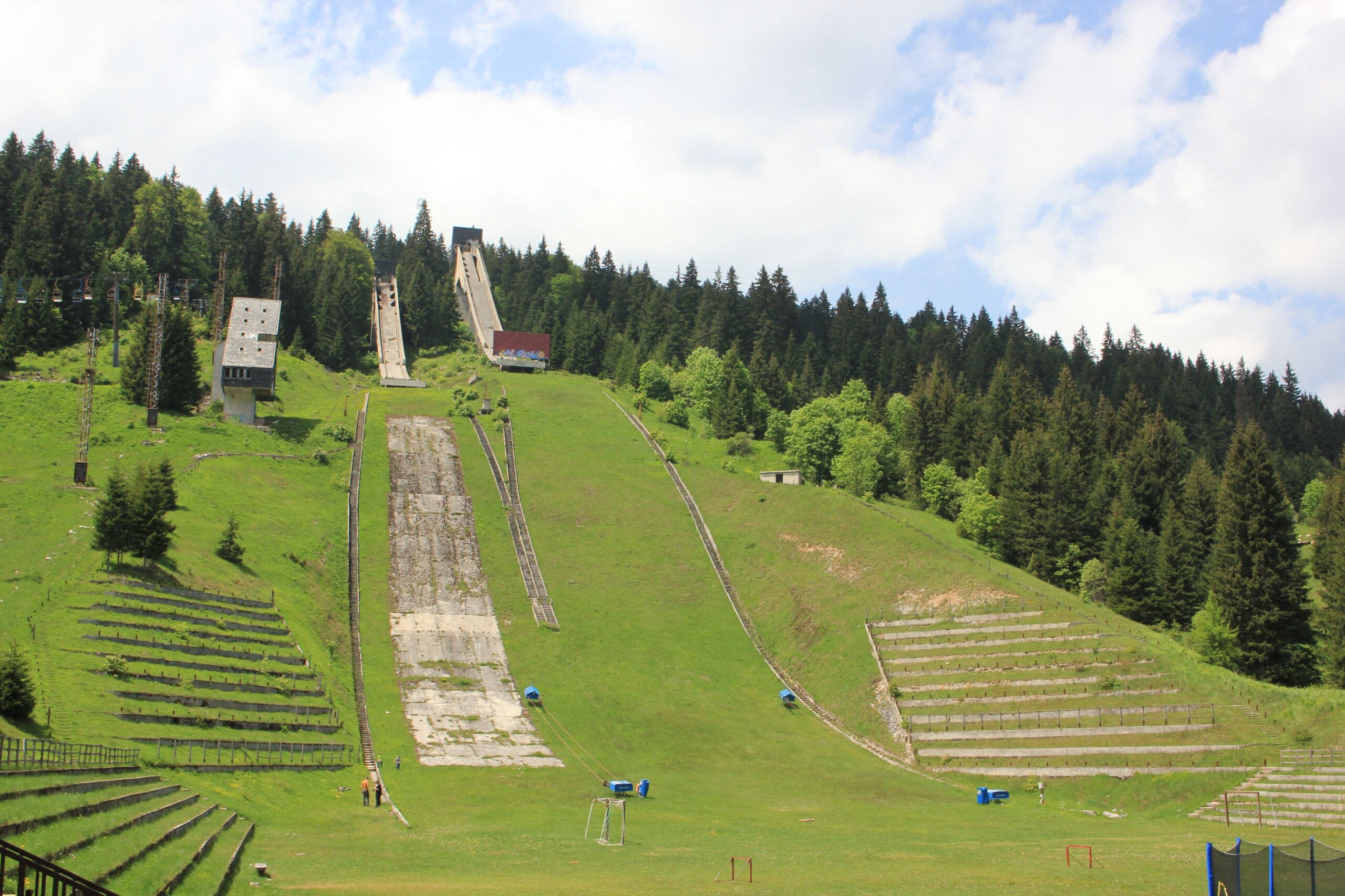 Igman Olympic Jumps near Sarajevo.