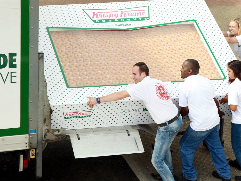 Krispy Kreme Guiness Book of World Records