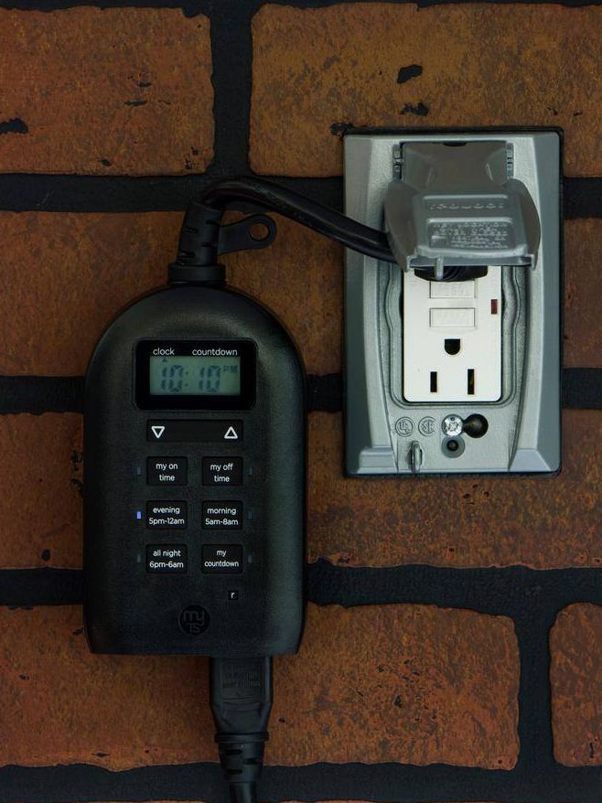 Simple Set Plug-In Dual Digital Outdoor Timer