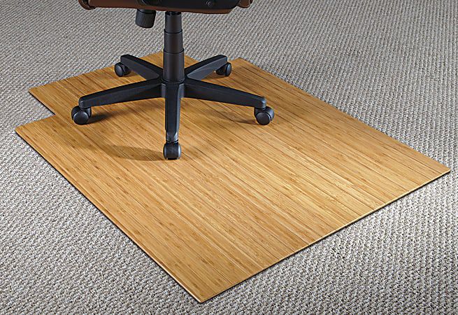 Realspace Bamboo Chair Mat
