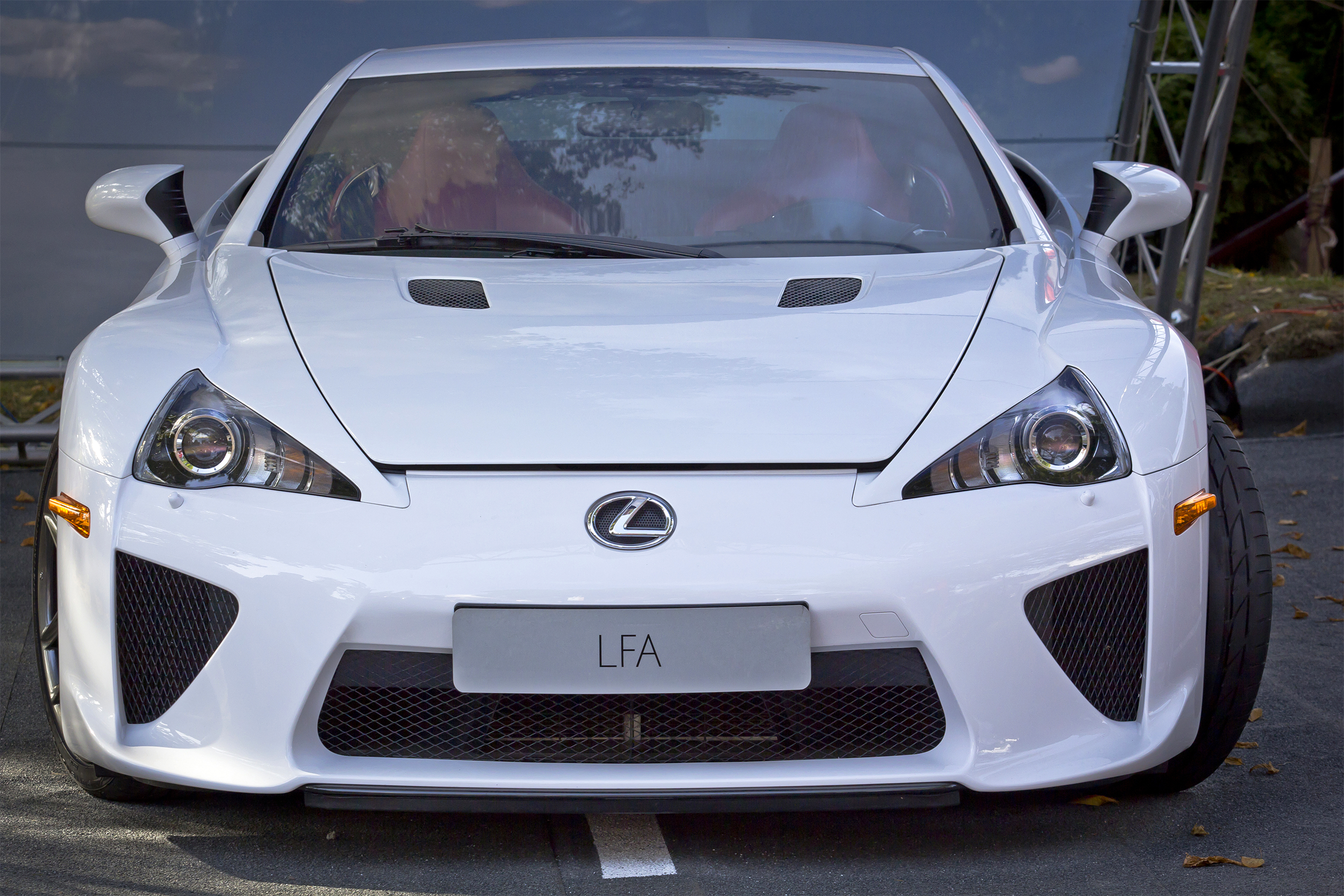 white 2012 Lexus LFA