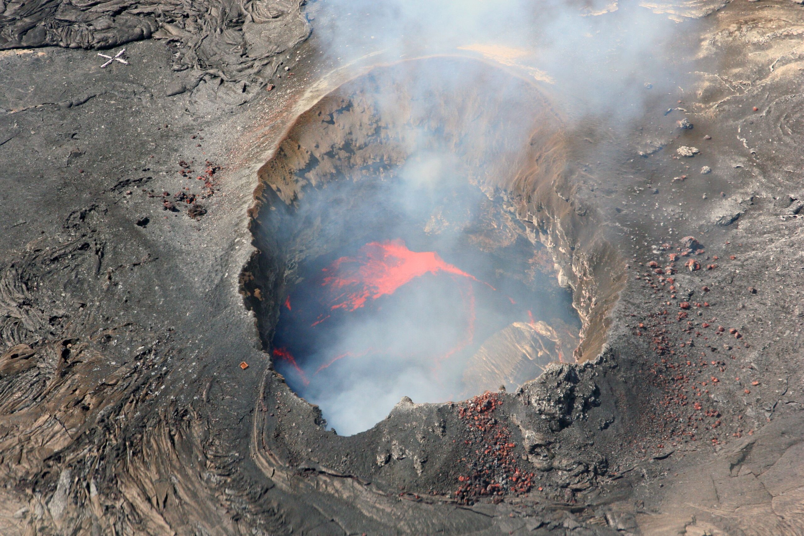 Mauna Loa at Hawaii Volcanoes is the largest active volcano on the planet.