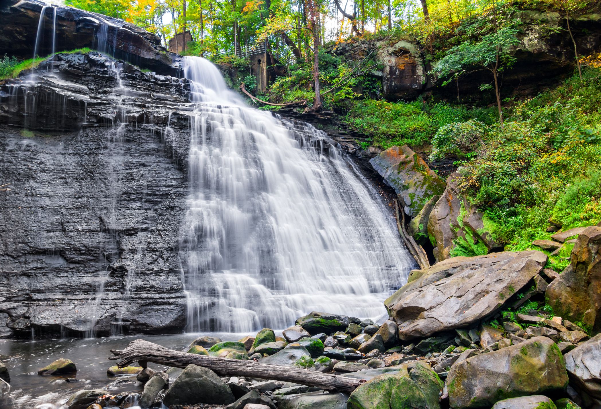 Brandywine Falls in Cuyahoga Valley National Park, Ohio, USA.