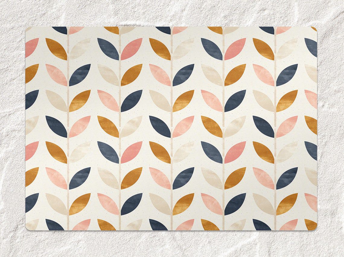 Simple Scandinavian Leaf Chair Mat