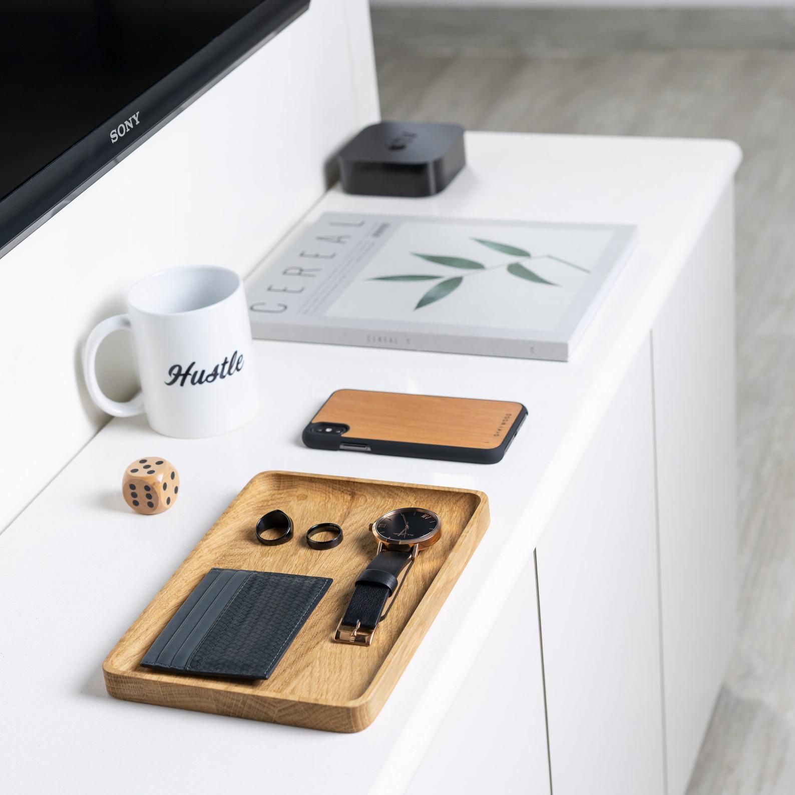 Wooden Tray Organizer