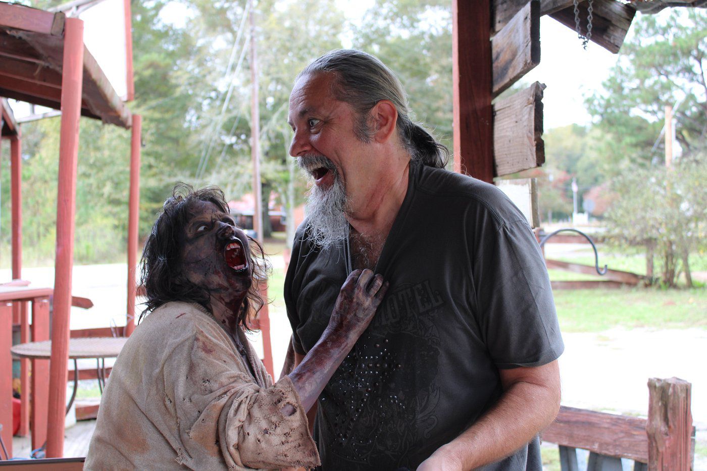 Walking Dead Walking Tour on Private Filming Backlot